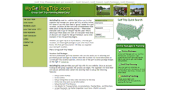 Desktop Screenshot of mygolfingtrip.com